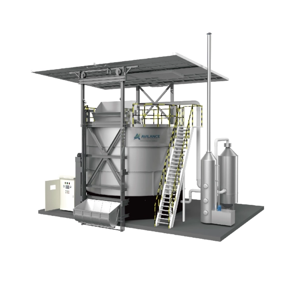 Agricultural-Machinery-Poultry-Equipment-Compost-Machine-Fermentation-Tank-for-Livestock-Manure (4) Organic Waste Intelligent Tank Fermentation Equipment for Livestock