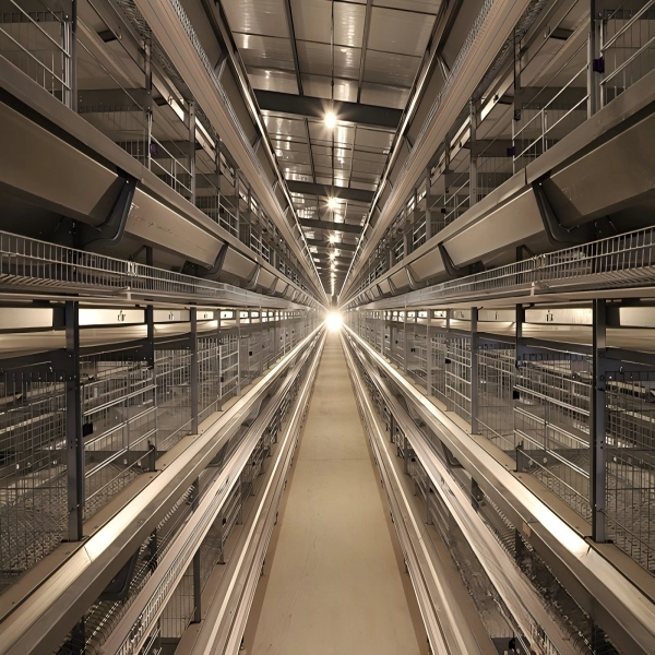 Automatic H Type Layer Duck Cage