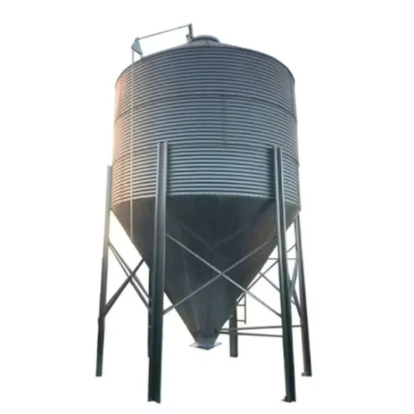 Poultry-Farming-Equipment-Chicken-Layer-Cage-Feeding-System-Grain-Storage-Steel-Silo (1)_1_WH_600x600px Galvanized Feed Storage Silo for Poultry Farming