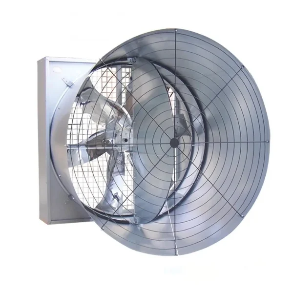 High Airflow Galvanized Steel Centrifugal Exhaust Fan For Chicken Farm