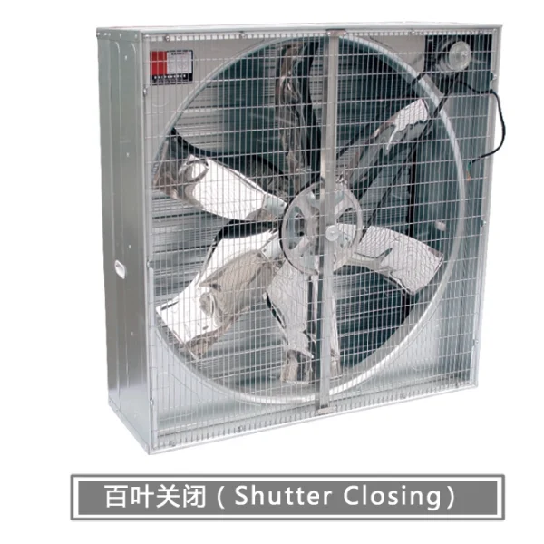 High Airflow Galvanized Steel Centrifugal Exhaust Fan For Chicken Farm