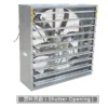High Airflow Galvanized Steel Centrifugal Exhaust Fan For Chicken Farm