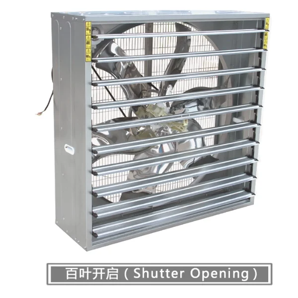 High Airflow Galvanized Steel Centrifugal Exhaust Fan For Chicken Farm