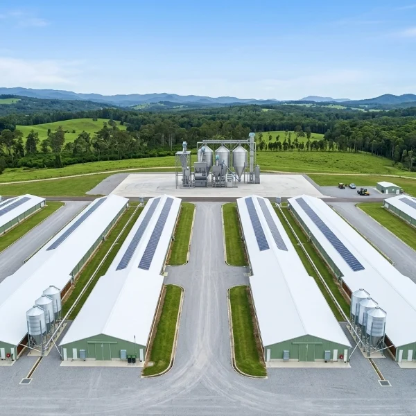 modern poultry house design_WH_600x600px Prefab Steel Structure Chicken House